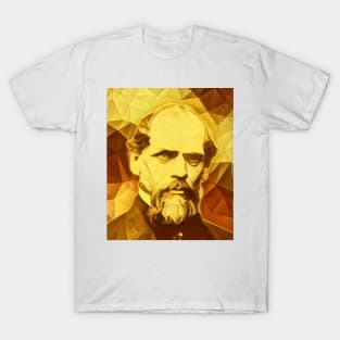 John A. Roebling Golden Portrait | John A. Roebling Artwork 6 T-Shirt